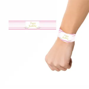 Sweet Sixteen Theme Wrist Bands - Pack of 10