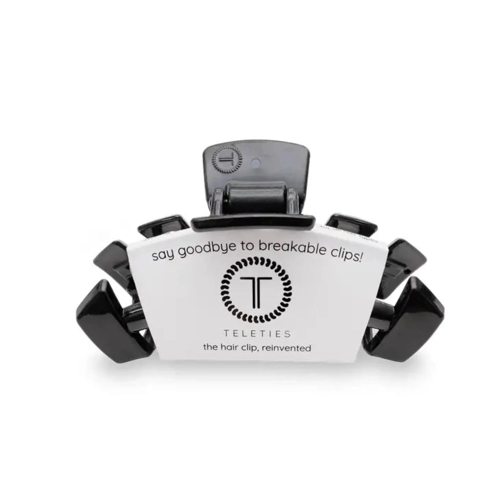 Teleties Medium Hair Clip, Black