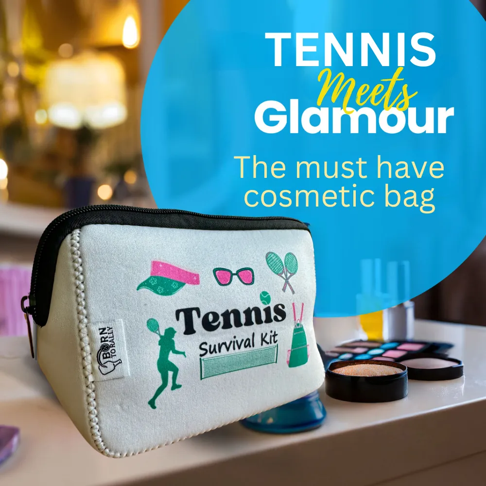 Tennis Survival Cosmetic Bag