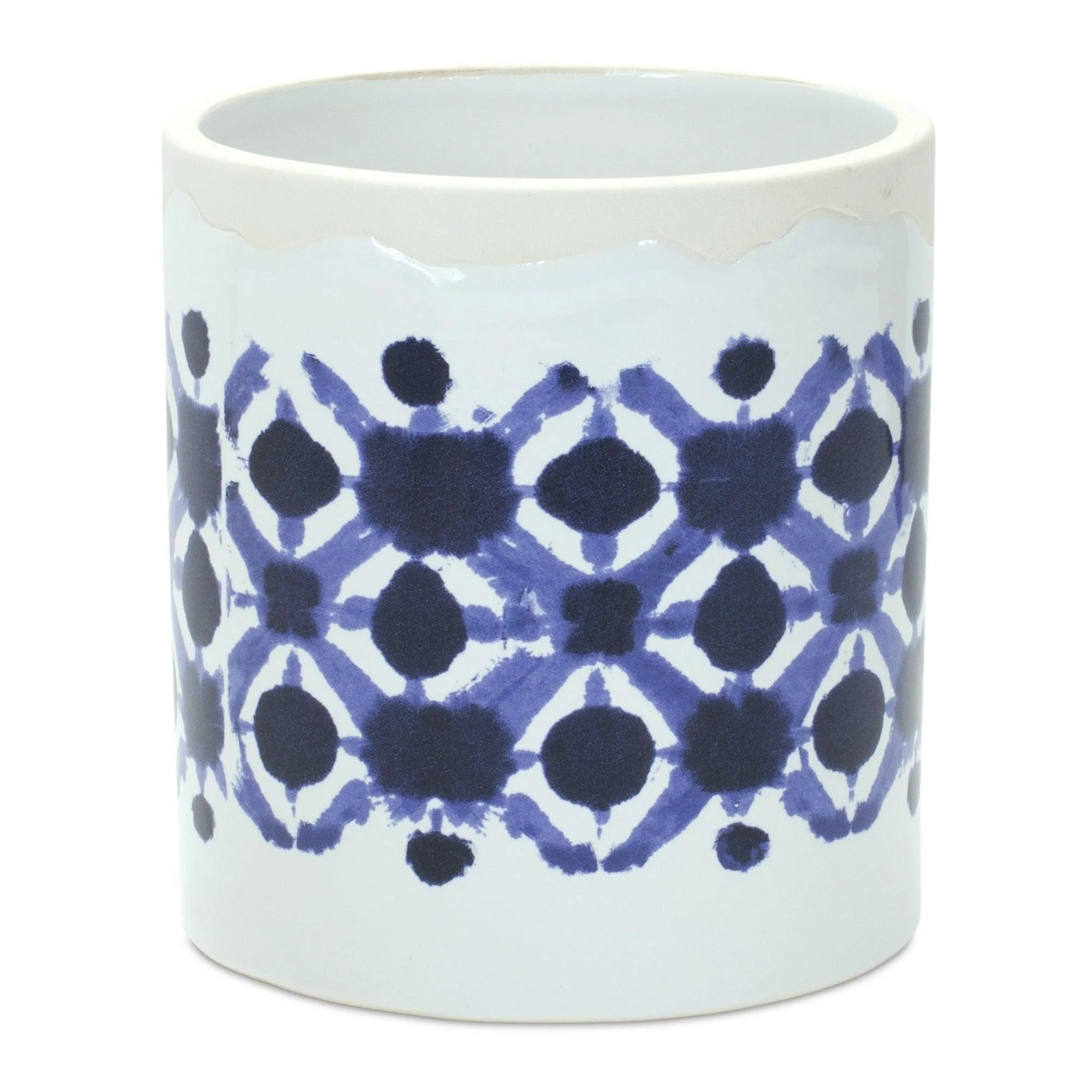 Tie-Dye Print Ceramic Pot (Set of 2)