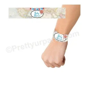 Travel Baby Shower Wrist Bands - Pack of 10