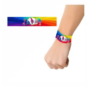 Trolls Theme Wrist Bands - Pack of 10