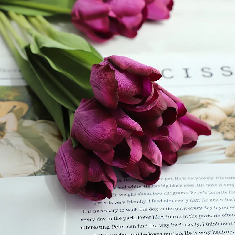 Tulip Artificial Flower Real Touch