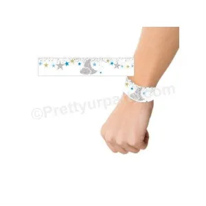 Twinkle Boy Baby Shower Wrist Bands - Pack of 10