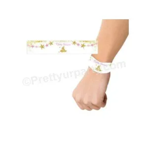 Twinkle Girl Baby Shower Wrist Bands - Pack of 10