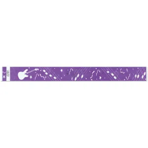 Tytan-Band® Expressions Tyvek Wristbands 1" Rock Design TX01 (500/Pack)