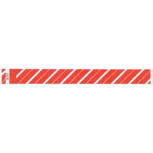 Tytan-Band® Expressions Tyvek Wristbands 1" Stripes Design TX02 (500/Pack)