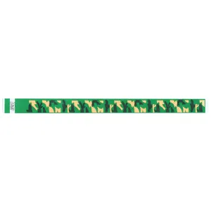 Tytan-Band® Expressions Tyvek Wristbands 3/4" Camouflage Design NTX66 - Kelly Green (500/Pack)