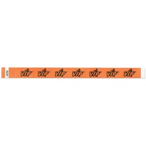 Tytan-Band® Expressions Tyvek Wristbands 3/4" VIP Stars Design NTX81 (500/Pack)
