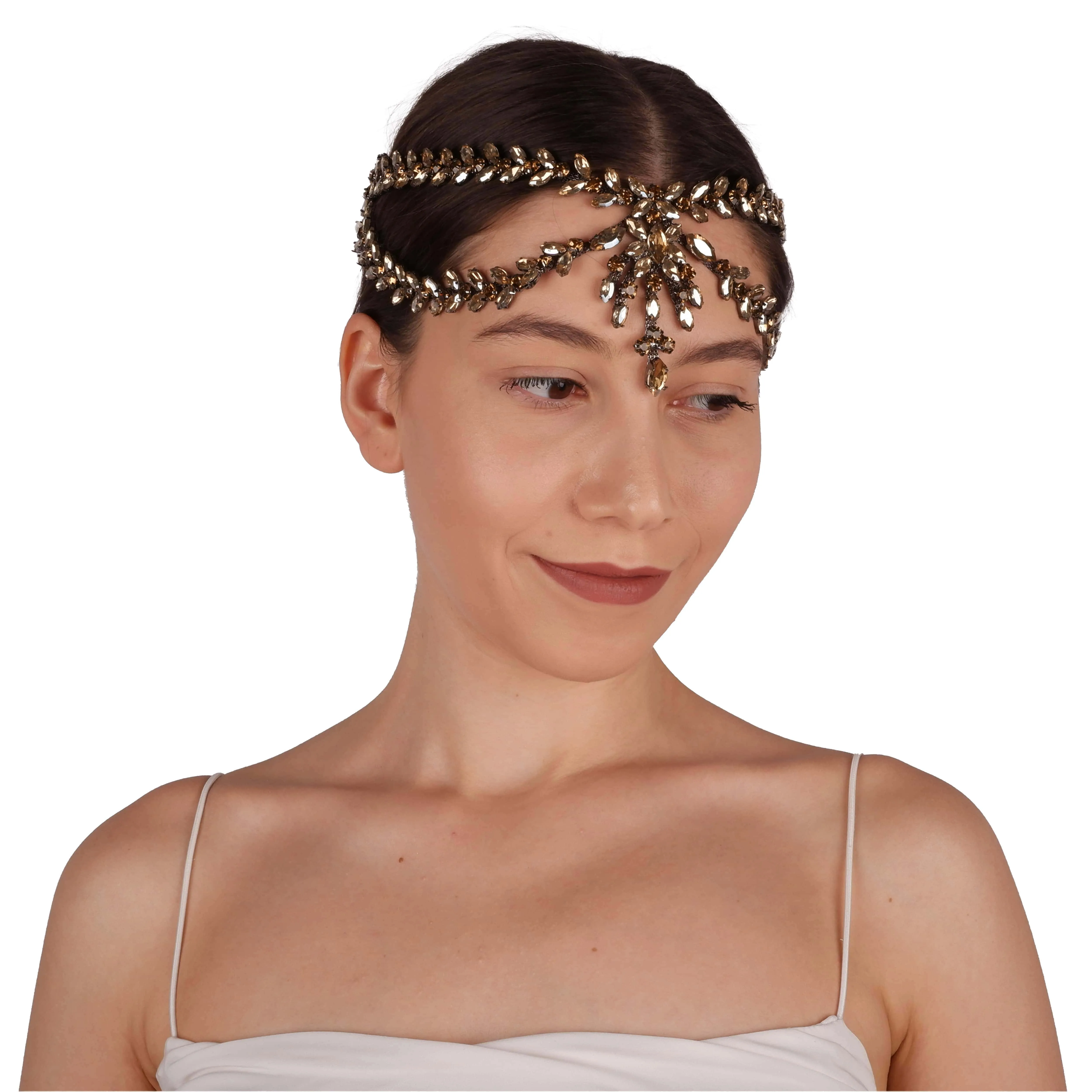 Vintage Pediment for Bride Bridal Pediment Crown for Henna Night Party