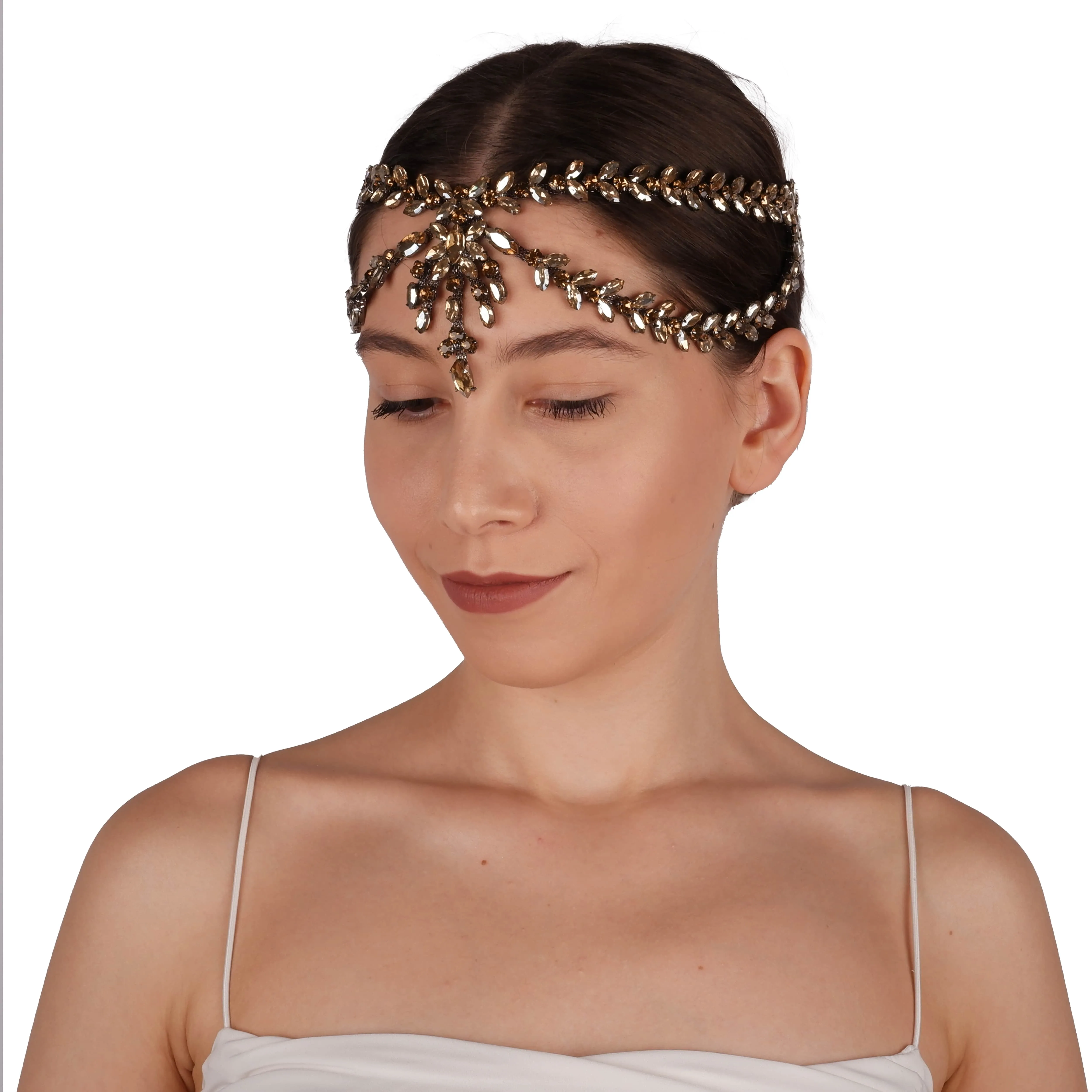 Vintage Pediment for Bride Bridal Pediment Crown for Henna Night Party