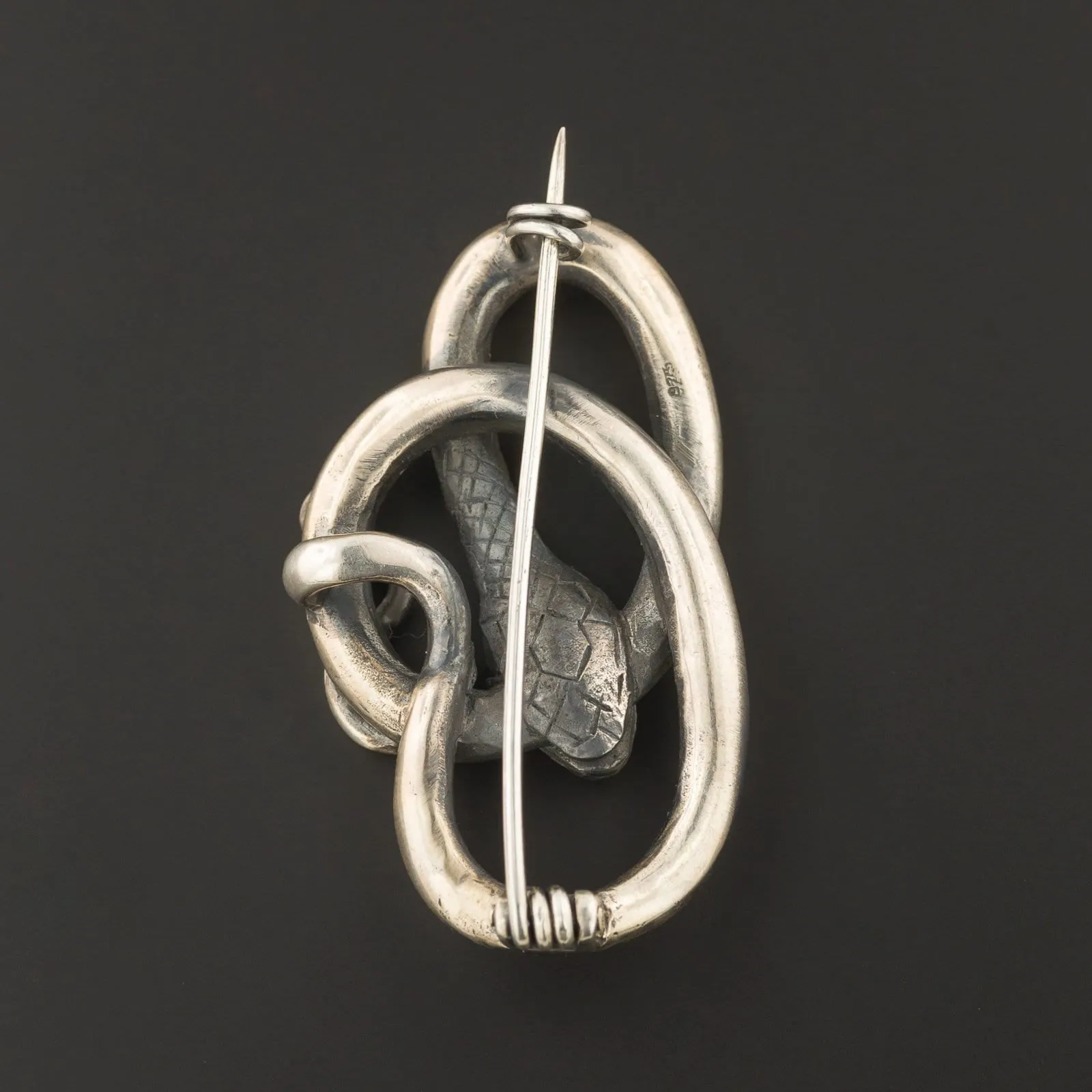 Vintage Silver Snake Brooch | Vintage Silver Brooch
