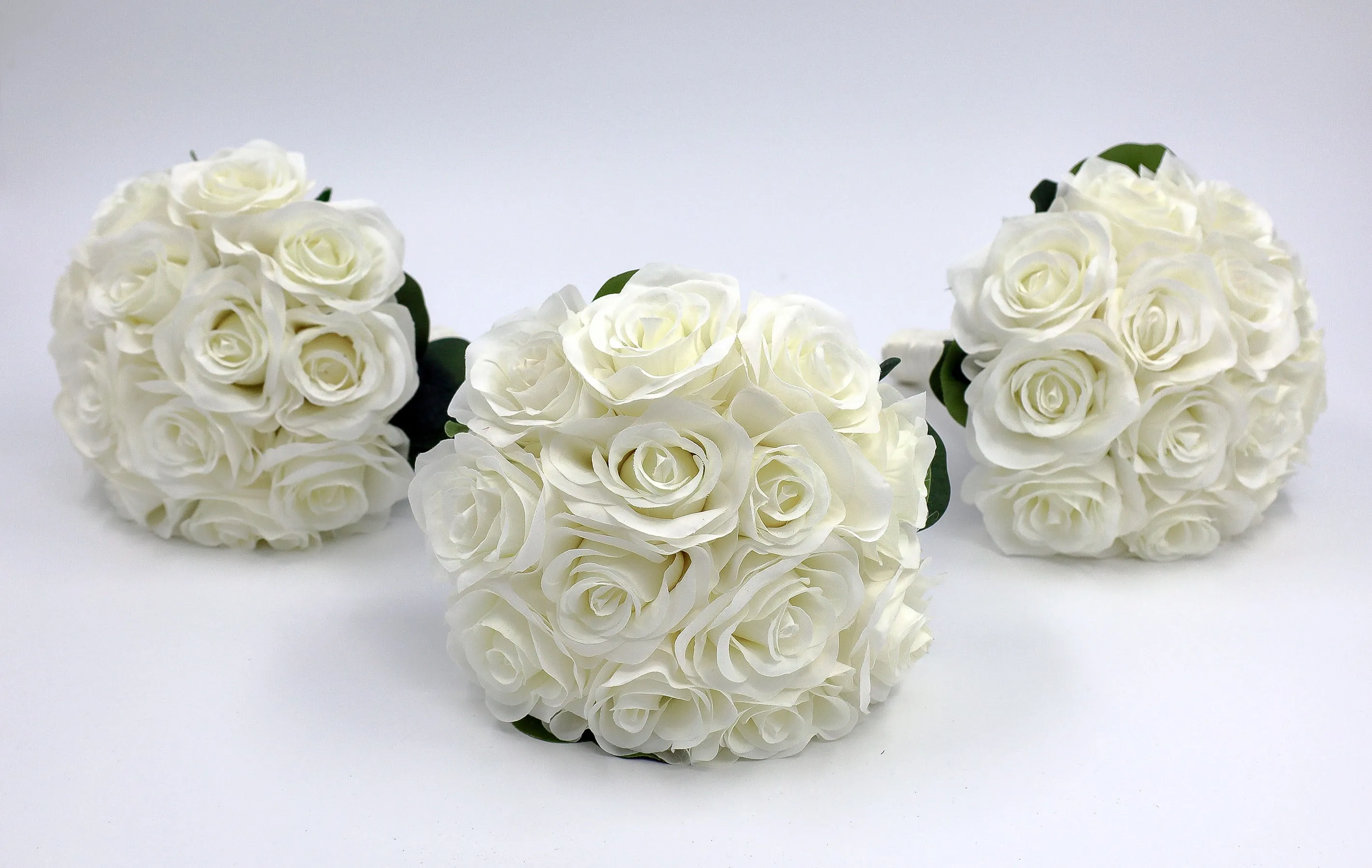 Wedding Bouquet Ivory Bridesmaids bouquets Wedding Flowers Rose Bridal Bouquet Artificial Wedding bouquets Silk Flowers Weddings