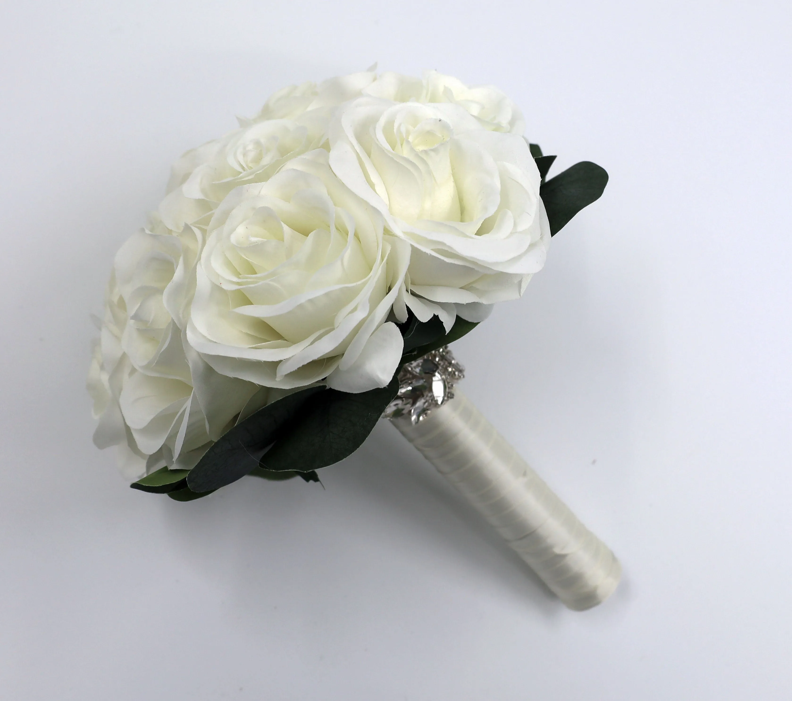 Wedding Bouquet Ivory Bridesmaids bouquets Wedding Flowers Rose Bridal Bouquet Artificial Wedding bouquets Silk Flowers Weddings