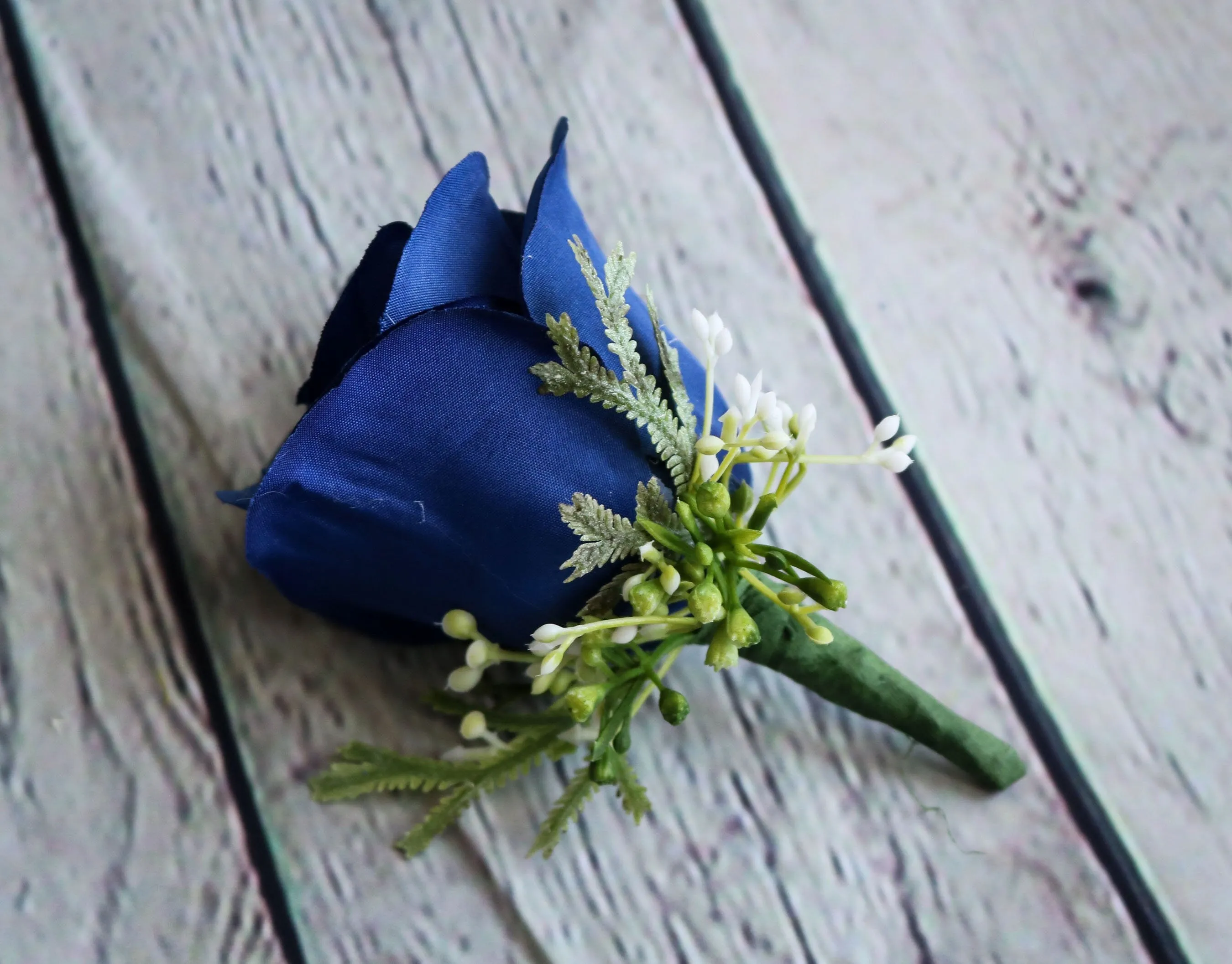 Wedding Bouquet Navy and Ivory, Bridal Bouquet With Rhinestone and Pearls, Wedding Flowers, Bridesmaid Bouquets, bridal Flower Package