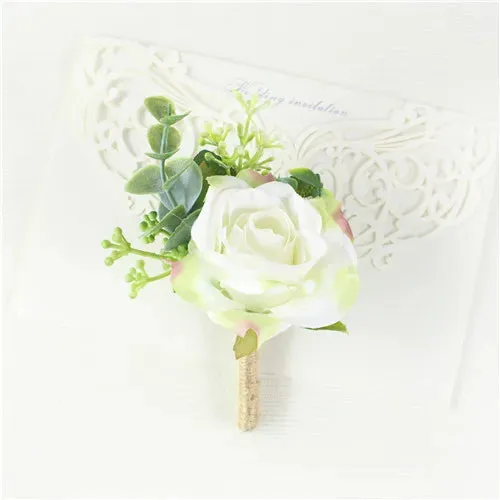 Wedding Rustic Boutonniere