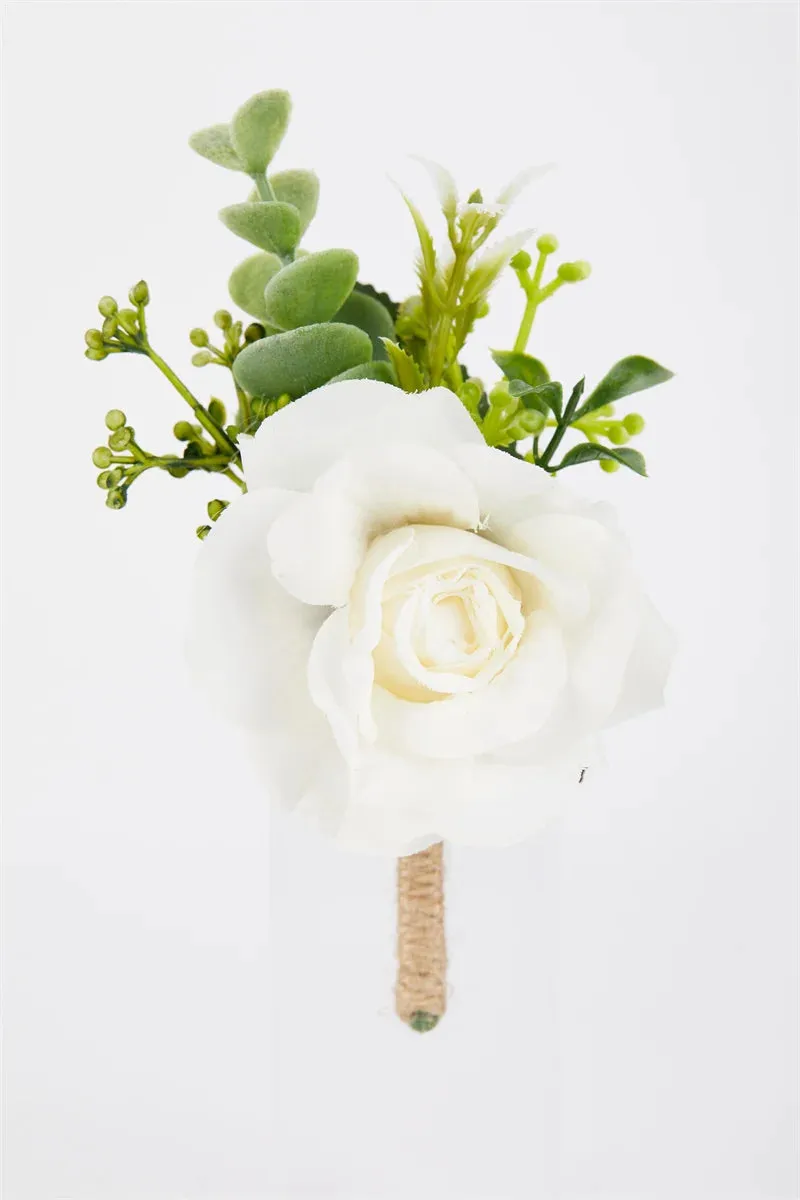 Wedding Rustic Boutonniere