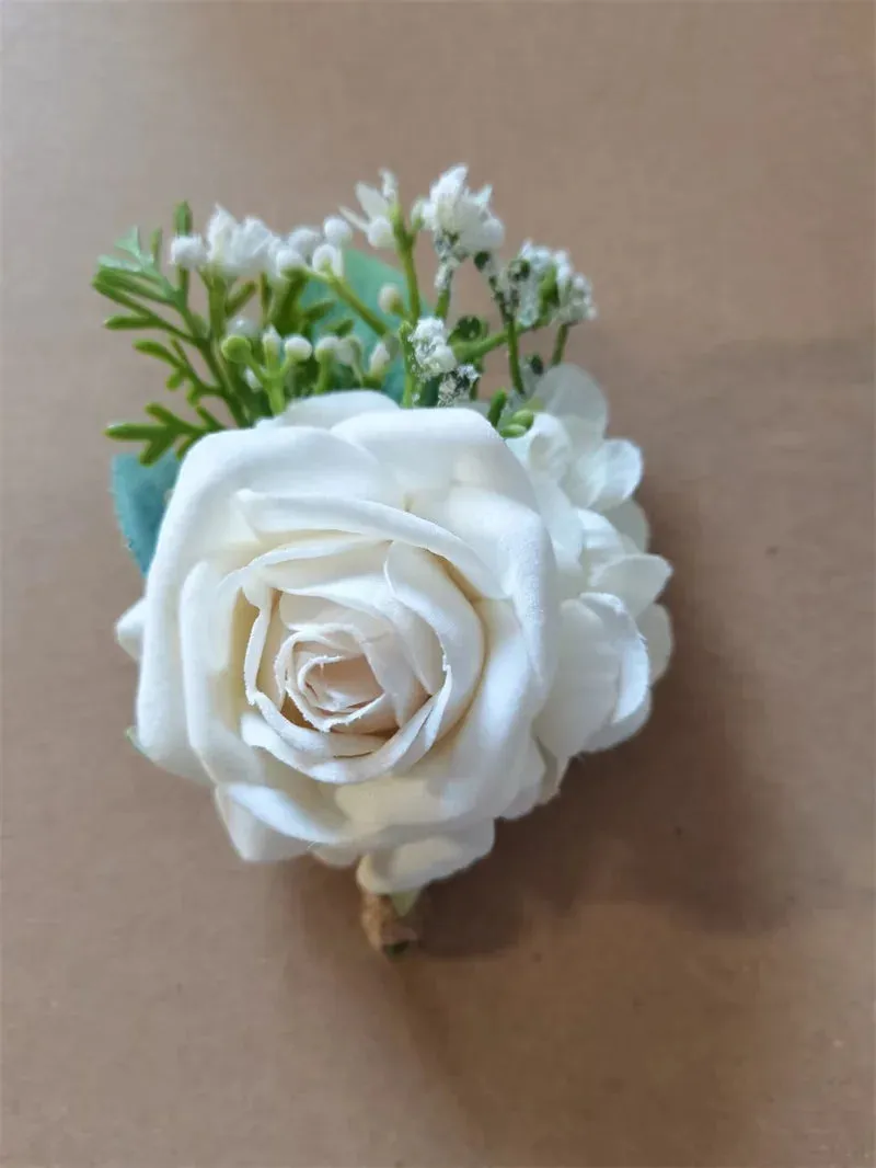 Wedding Rustic Boutonniere